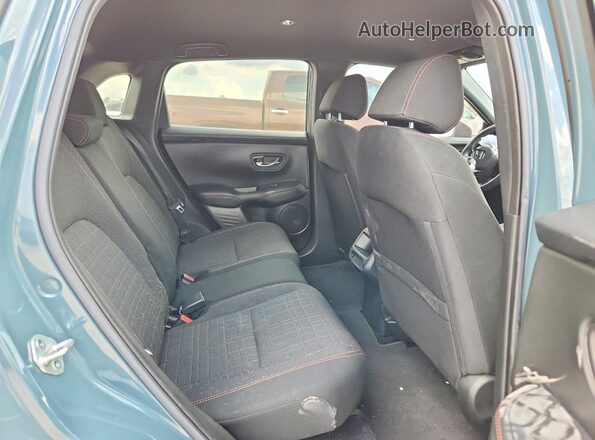 3CZRZ1H57RM730270 2024 HONDA HR-V Blue Rear interior view