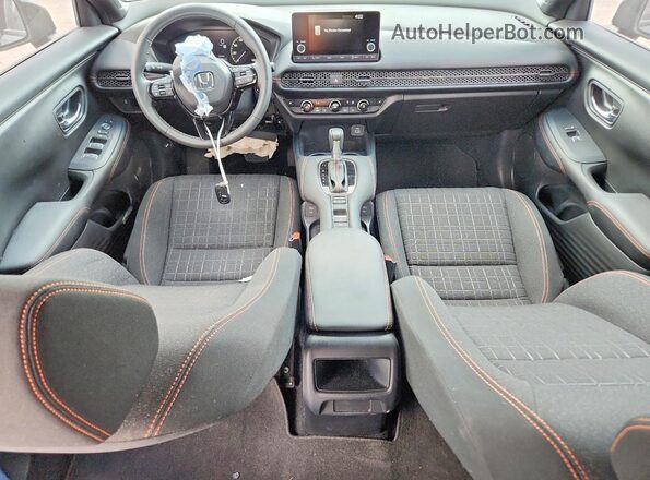 3CZRZ1H57RM730270 2024 HONDA HR-V Blue Dashboard view