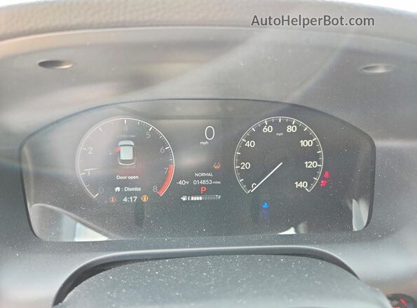 3CZRZ1H57RM730270 2024 HONDA HR-V Blue Instrument cluster view