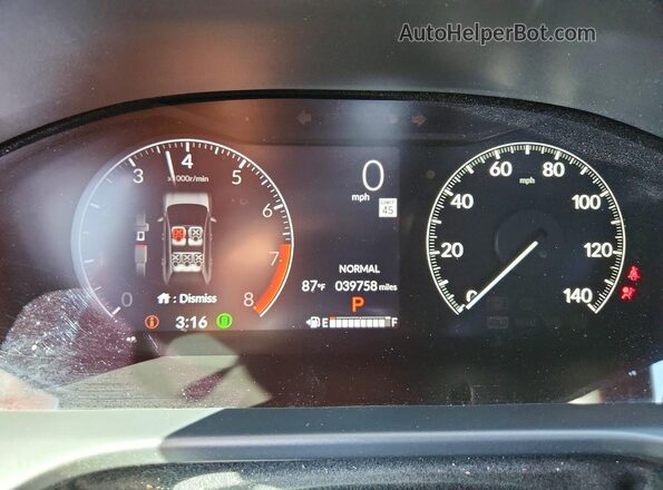 3CZRZ1H58RM724638 2024 HONDA HR-V Teal ხელსაწყოთა პანელის ხედი