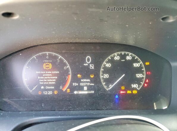 3CZRZ1H58RM754996 2024 HONDA HR-V Black Вид щитка приладів