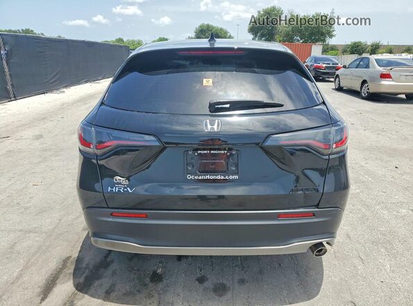 3CZRZ1H58RM754996 2024 HONDA HR-V Black Вид ззаду