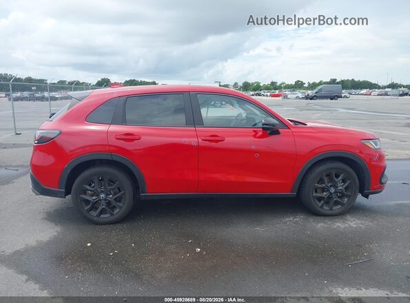 3CZRZ1H59PM735807 2023 HONDA HR-V Красный Вид задней части салона