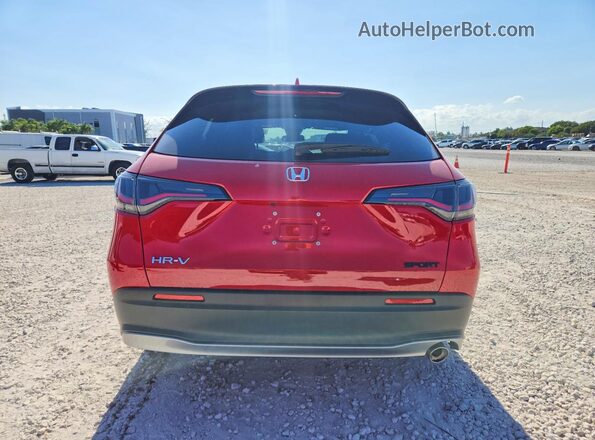 3CZRZ1H59SM722841 2025 HONDA HR-V Red Widok z tyłu