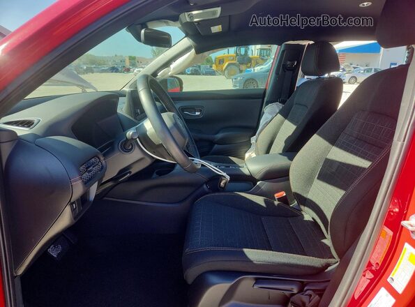 3CZRZ1H59SM722841 2025 HONDA HR-V Red Widok wnętrza z przodu