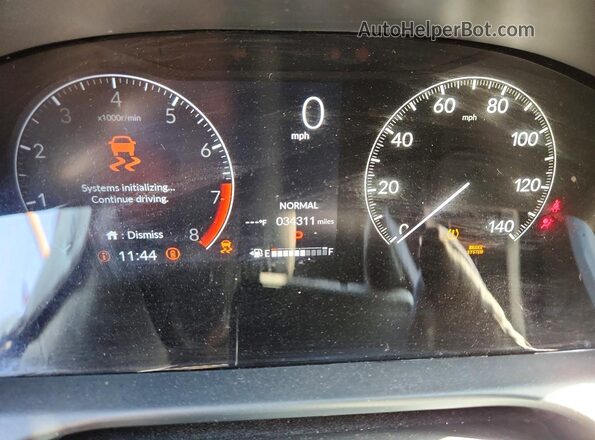 3CZRZ1H59SM726131 2025 HONDA HR-V Black Սարքավորումների վահանակի տեսք