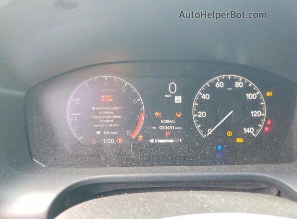 3CZRZ1H5XPM711564 2023 HONDA HR-V Black ხელსაწყოთა პანელის ხედი