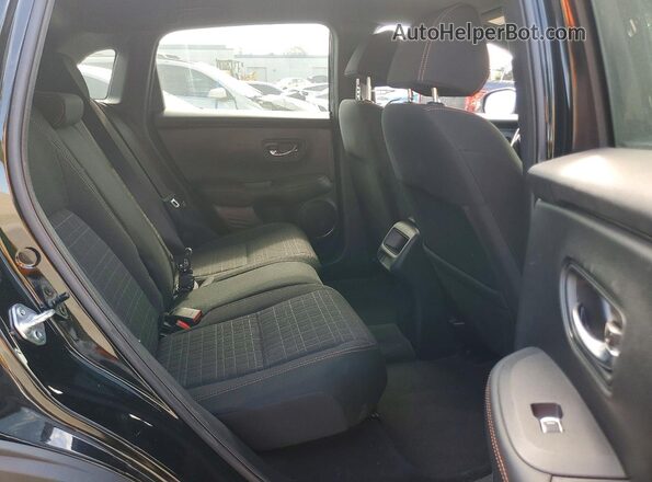 3CZRZ1H5XPM711564 2023 HONDA HR-V Black უკანა სალონის ხედი