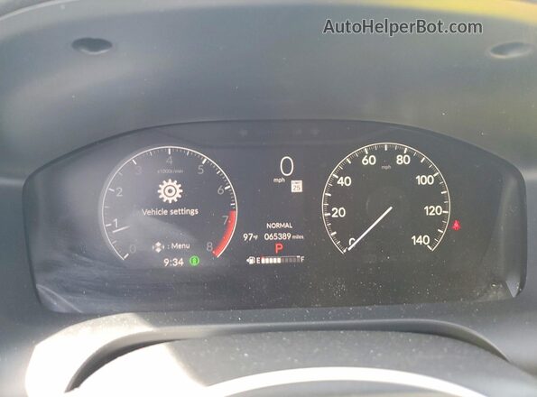 3CZRZ1H5XPM712438 2023 HONDA HR-V Gray Սարքավորումների վահանակի տեսք