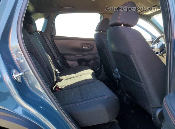 3CZRZ1H5XRM705069 2024 HONDA HR-V Teal Вид задньої частини салону