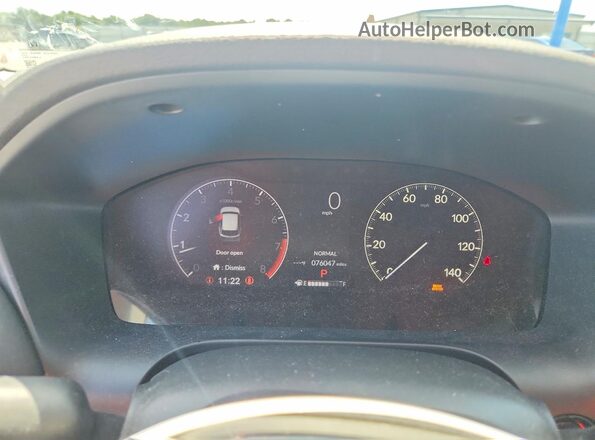 3CZRZ1H74PM727356 2023 HONDA HR-V Черный Вид щитка приборов