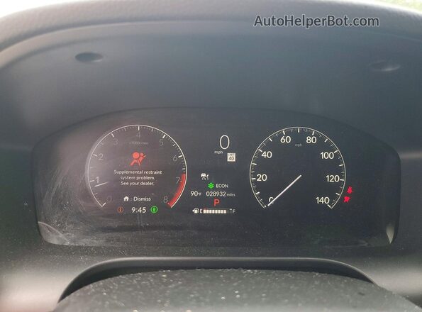 3CZRZ1H75RM713615 2024 HONDA HR-V White Սարքավորումների վահանակի տեսք