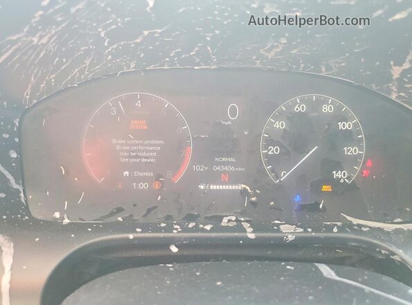 3CZRZ1H75RM732892 2024 HONDA HR-V Black Սարքավորումների վահանակի տեսք