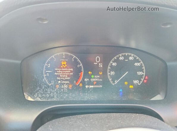 3CZRZ1H77PM729828 2023 HONDA HR-V Charcoal Вид щитка приладів