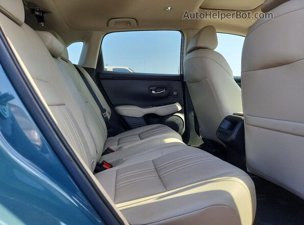 3CZRZ1H78RM727475 2024 HONDA HR-V Turquoise Вид задньої частини салону