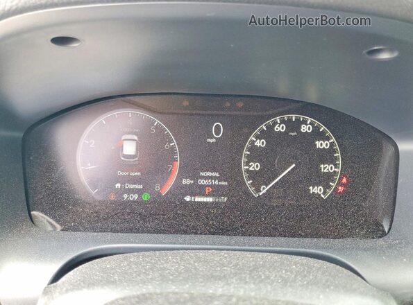 3CZRZ1H78SM738918 2025 HONDA HR-V Gray Вид щитка приладів