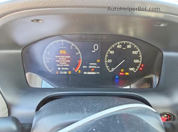 3CZRZ1H79TM714242 2026 HONDA HR-V White Instrument cluster view