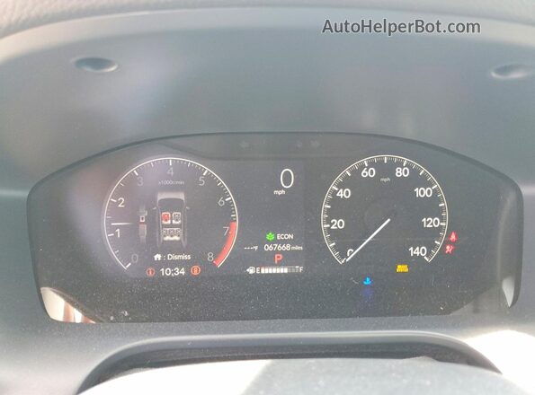 3CZRZ1H7XPM711520 2023 HONDA HR-V Gray Սարքավորումների վահանակի տեսք