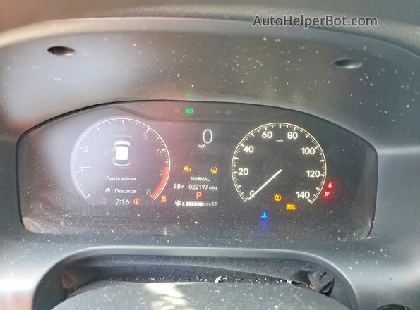 3CZRZ2H30SM791681 2025 HONDA HR-V Gray Instrument cluster view
