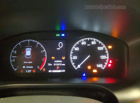 3CZRZ2H31PM708735 2023 HONDA HR-V Blue Widok zestawu wskaźników