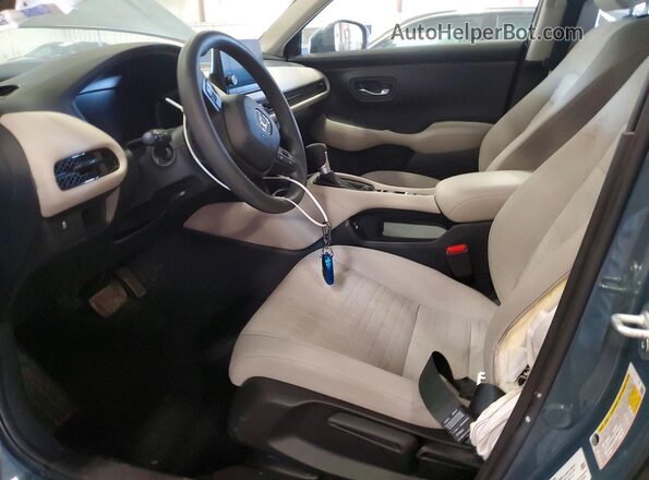 3CZRZ2H31PM708735 2023 HONDA HR-V Blue Widok wnętrza z przodu