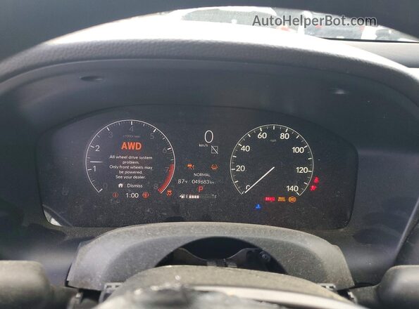 3CZRZ2H33PM741042 2023 HONDA HR-V White Вид щитка приладів