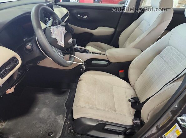 3CZRZ2H33RM746700 2024 HONDA HR-V Charcoal Front interior view