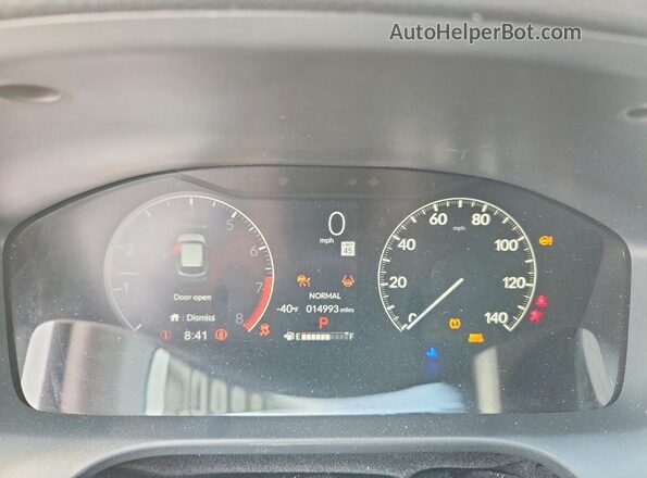 3CZRZ2H33SM777760 2025 HONDA HR-V Black Vista del cuadro de instrumentos
