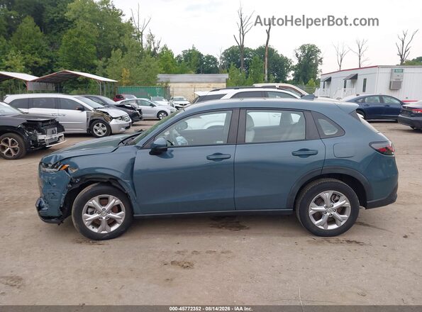 3CZRZ2H34RM710949 2024 HONDA HR-V Gray Widok wnętrza z tyłu