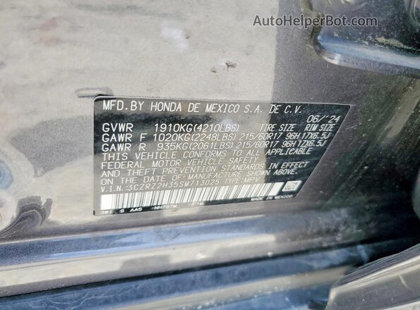 3CZRZ2H35SM713025 2025 HONDA HR-V Gray Вид підкапотного простору
