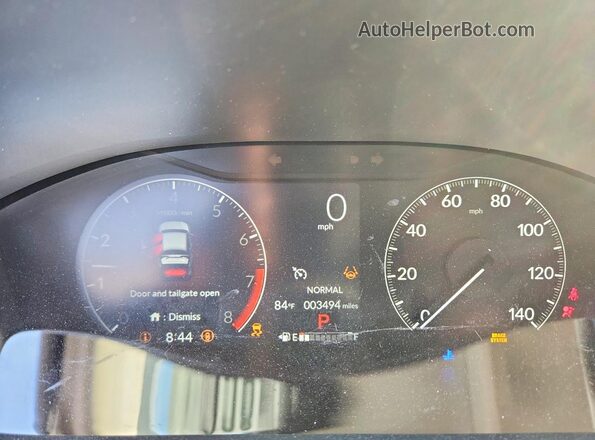 3CZRZ2H35TM749945 2026 HONDA HR-V White Instrument cluster view