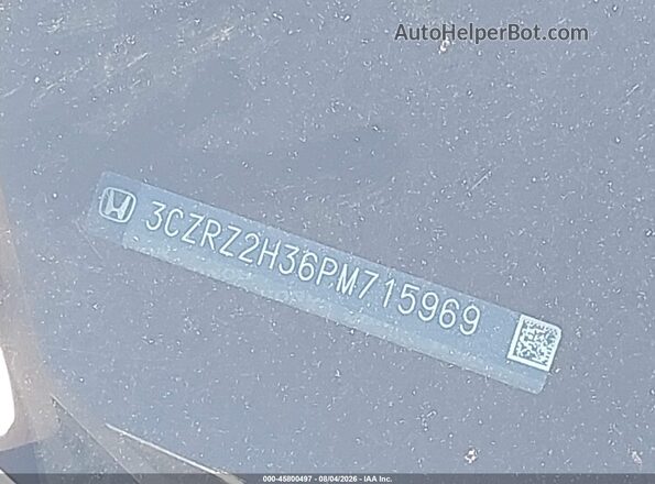 3CZRZ2H36PM715969 2023 HONDA HR-V White 