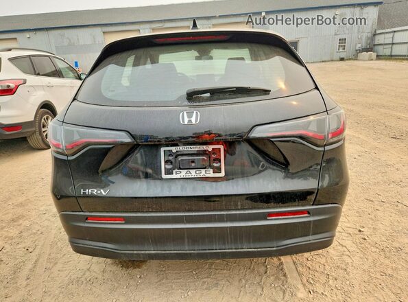 3CZRZ2H36RM744049 2024 HONDA HR-V Black უკანა ხედი