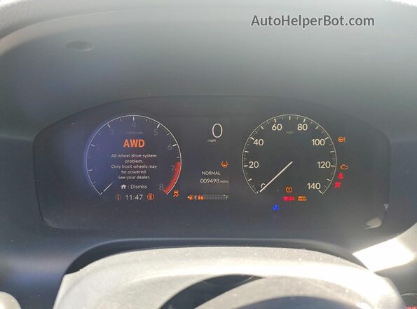 3CZRZ2H36TM725217 2026 HONDA HR-V White Սարքավորումների վահանակի տեսք