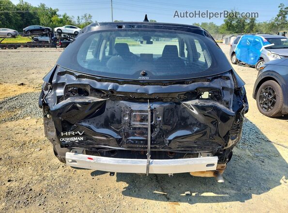 3CZRZ2H37RM761555 2024 HONDA HR-V Black Вид ззаду