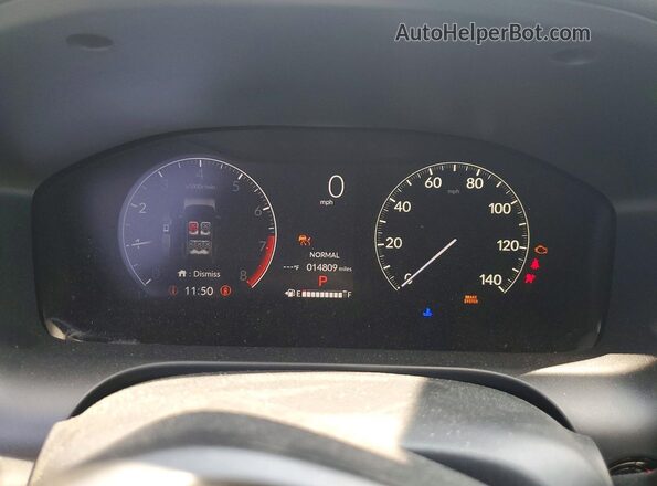 3CZRZ2H37RM761555 2024 HONDA HR-V Black Вид щитка приладів
