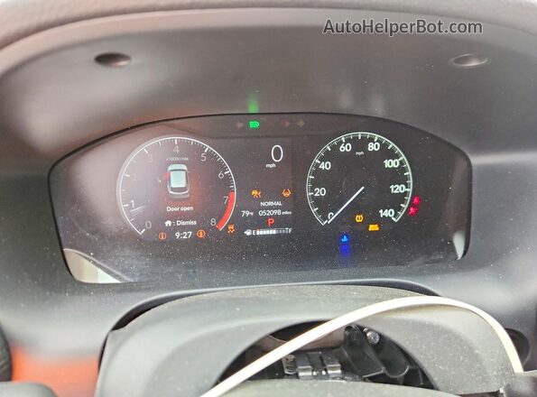3CZRZ2H38RM715703 2024 HONDA HR-V Gray Instrument cluster view