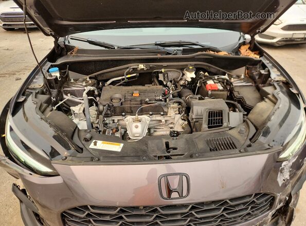 3CZRZ2H38RM715703 2024 HONDA HR-V Gray Rear interior view