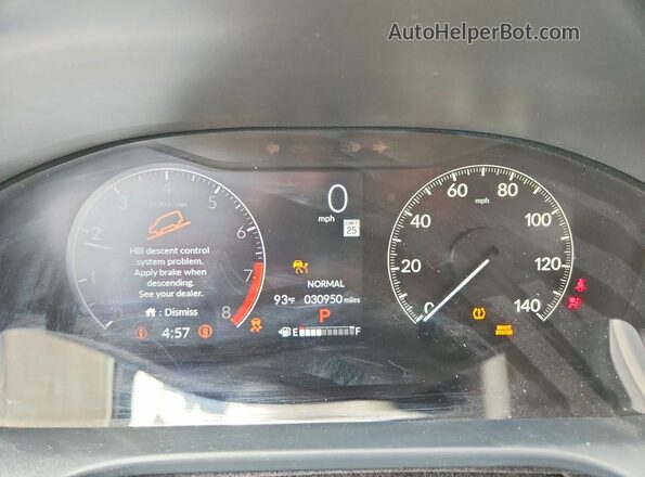 3CZRZ2H38SM769248 2025 HONDA HR-V Black Instrument cluster view