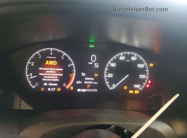 3CZRZ2H50PM717055 2023 HONDA HR-V White Вид щитка приладів