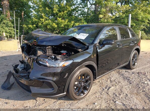 3CZRZ2H50PM743154 2023 HONDA HR-V Black Przód lewy