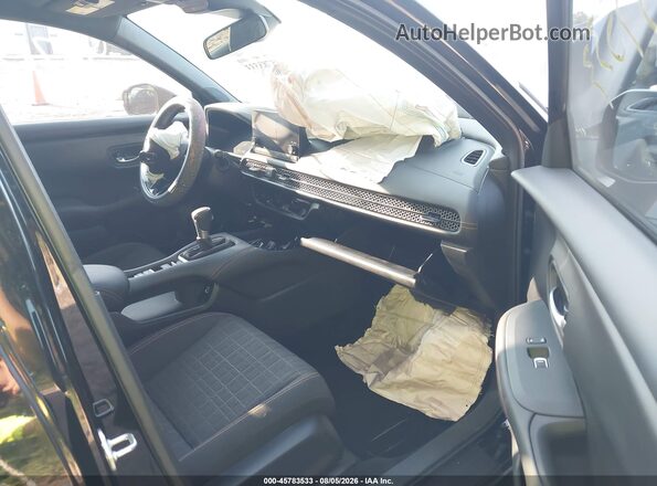 3CZRZ2H50PM743154 2023 HONDA HR-V Black Widok wnętrza z przodu