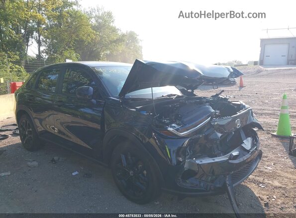 3CZRZ2H50PM743154 2023 HONDA HR-V Black Widok z przodu