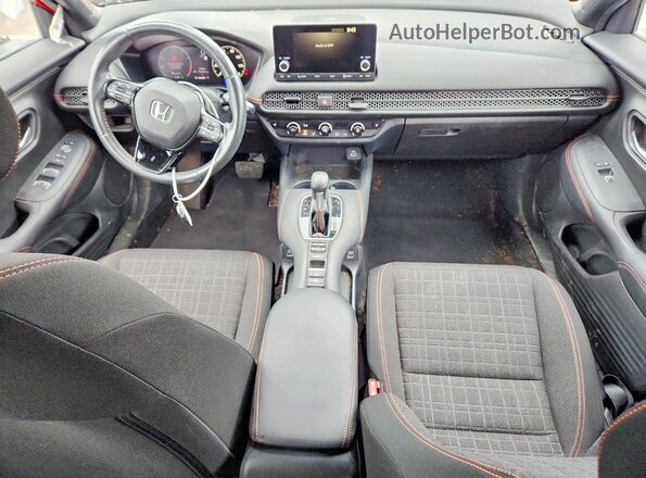 3CZRZ2H51PM715492 2023 HONDA HR-V Red Widok deski rozdzielczej