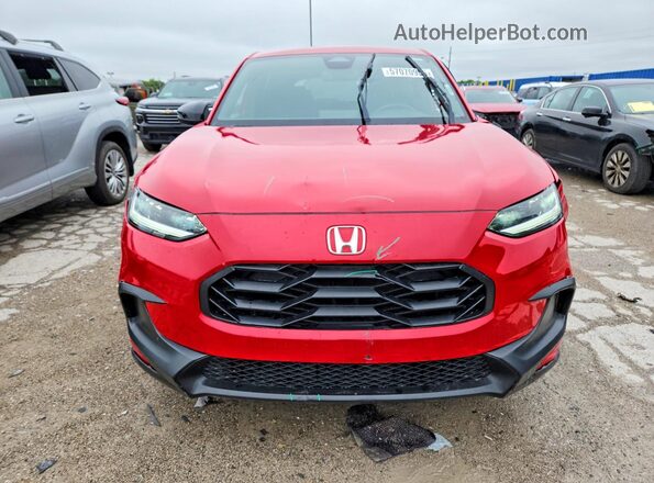 3CZRZ2H51PM715492 2023 HONDA HR-V Red Widok z przodu