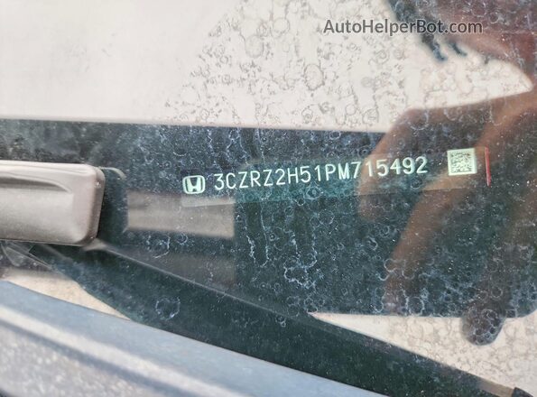 3CZRZ2H51PM715492 2023 HONDA HR-V Red Widok komory silnika