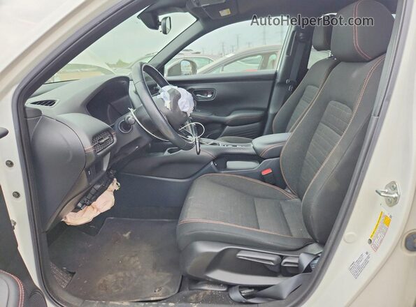 3CZRZ2H51PM716917 2023 HONDA HR-V White Widok wnętrza z przodu