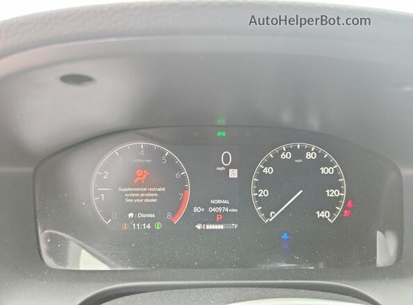 3CZRZ2H51PM716917 2023 HONDA HR-V White Widok zestawu wskaźników