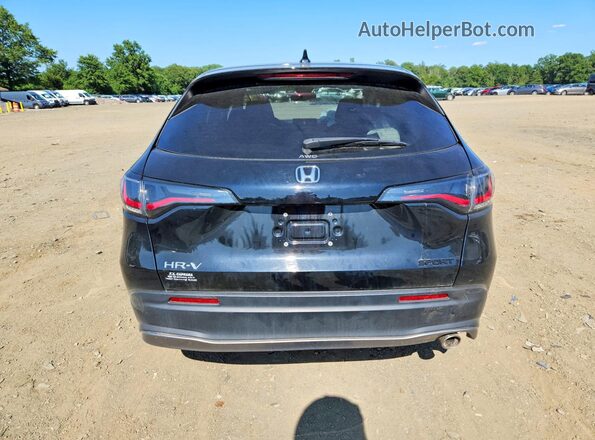 3CZRZ2H51PM732180 2023 HONDA HR-V Black Вид ззаду