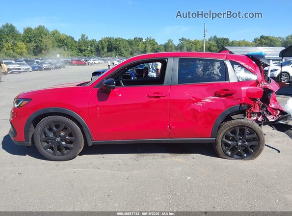 3CZRZ2H51PM738139 2023 HONDA HR-V Red Widok wnętrza 360 stopni